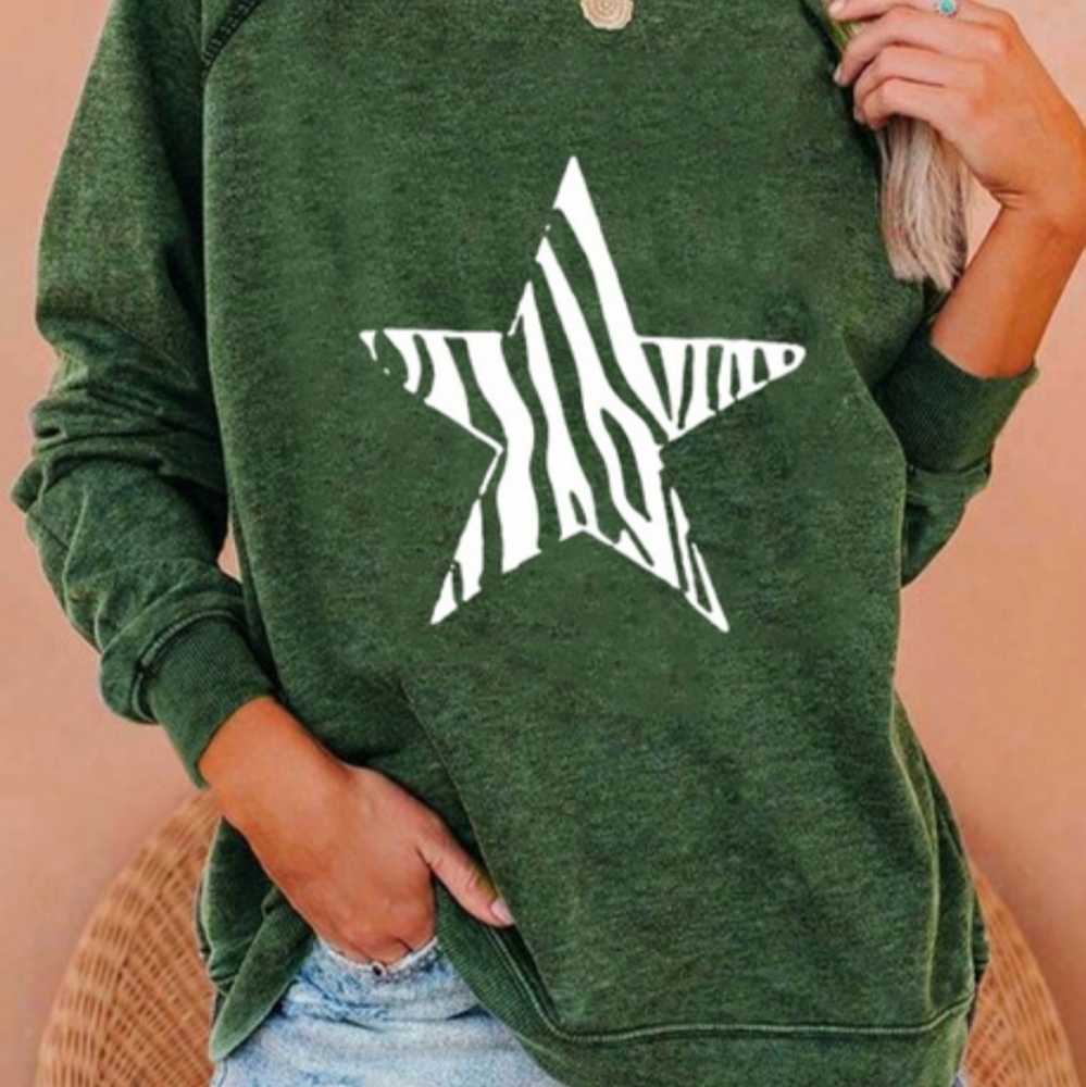 Womens Oversized Pullover - L